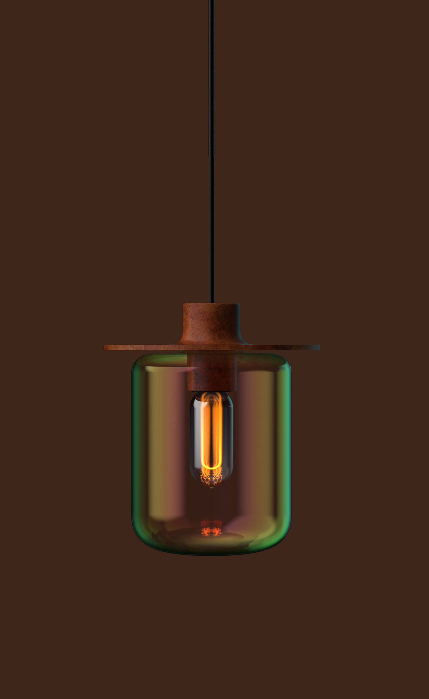 Lamp colour coating concept
