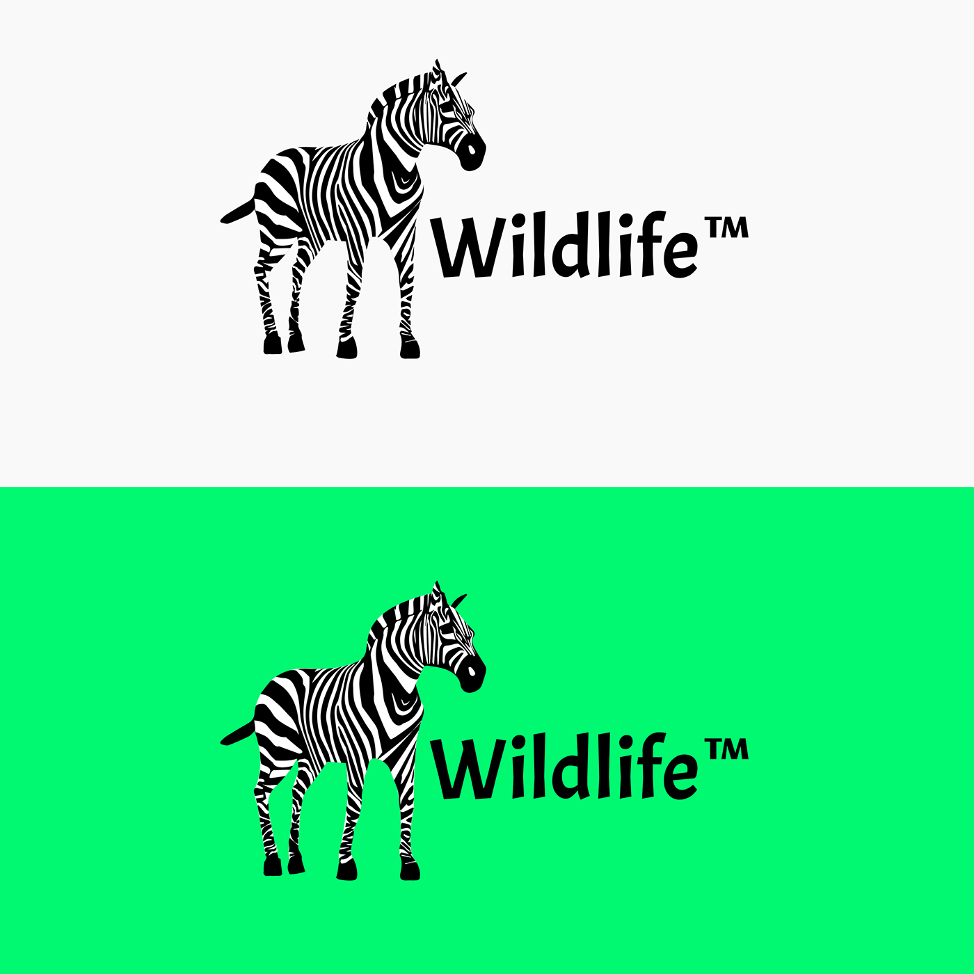 Wildlife™ logo Logo Design branding Logo ILLUSTRATION  Illustrator