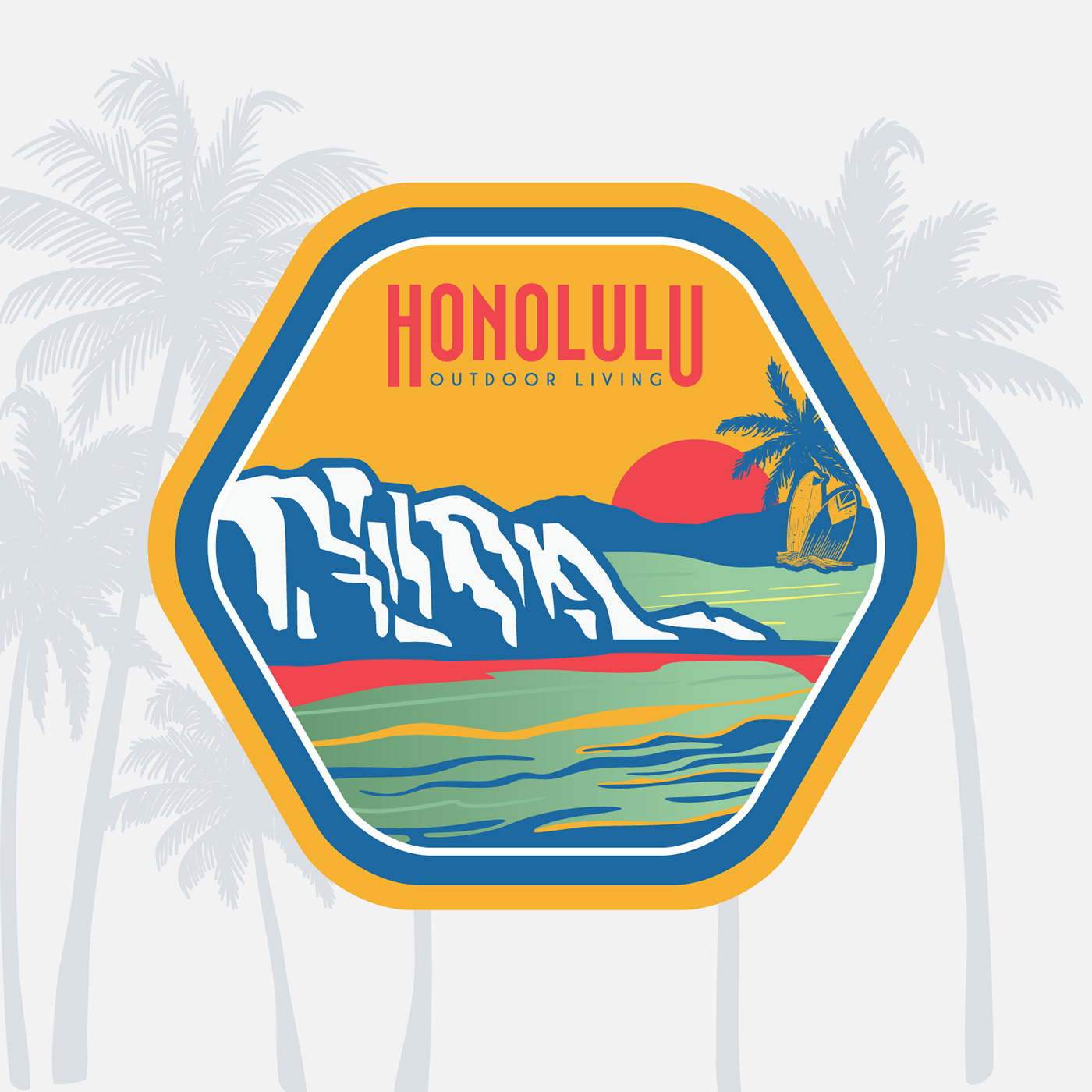 adventure adventurelogo badge badgedesign badgelogo HAWAII logodesigner logomaker Outdoor outdoors