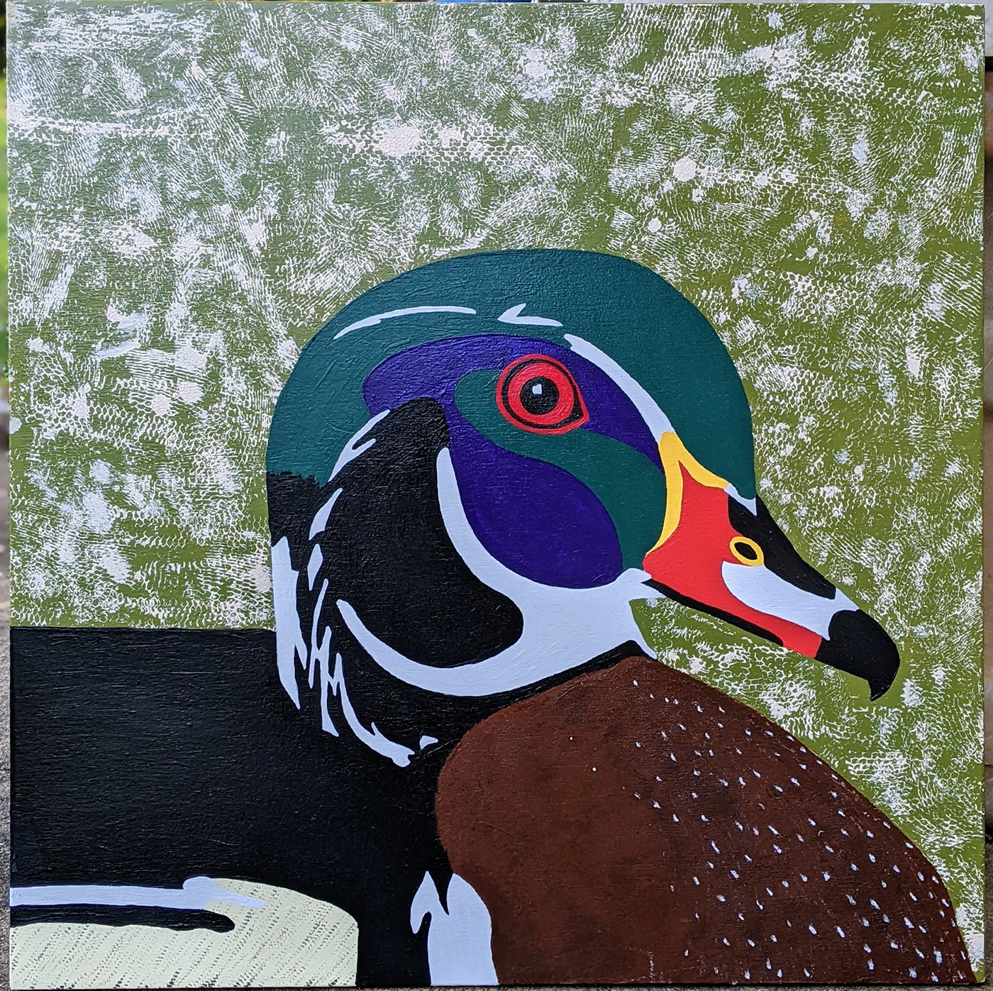 animals duck graphic design  painting  