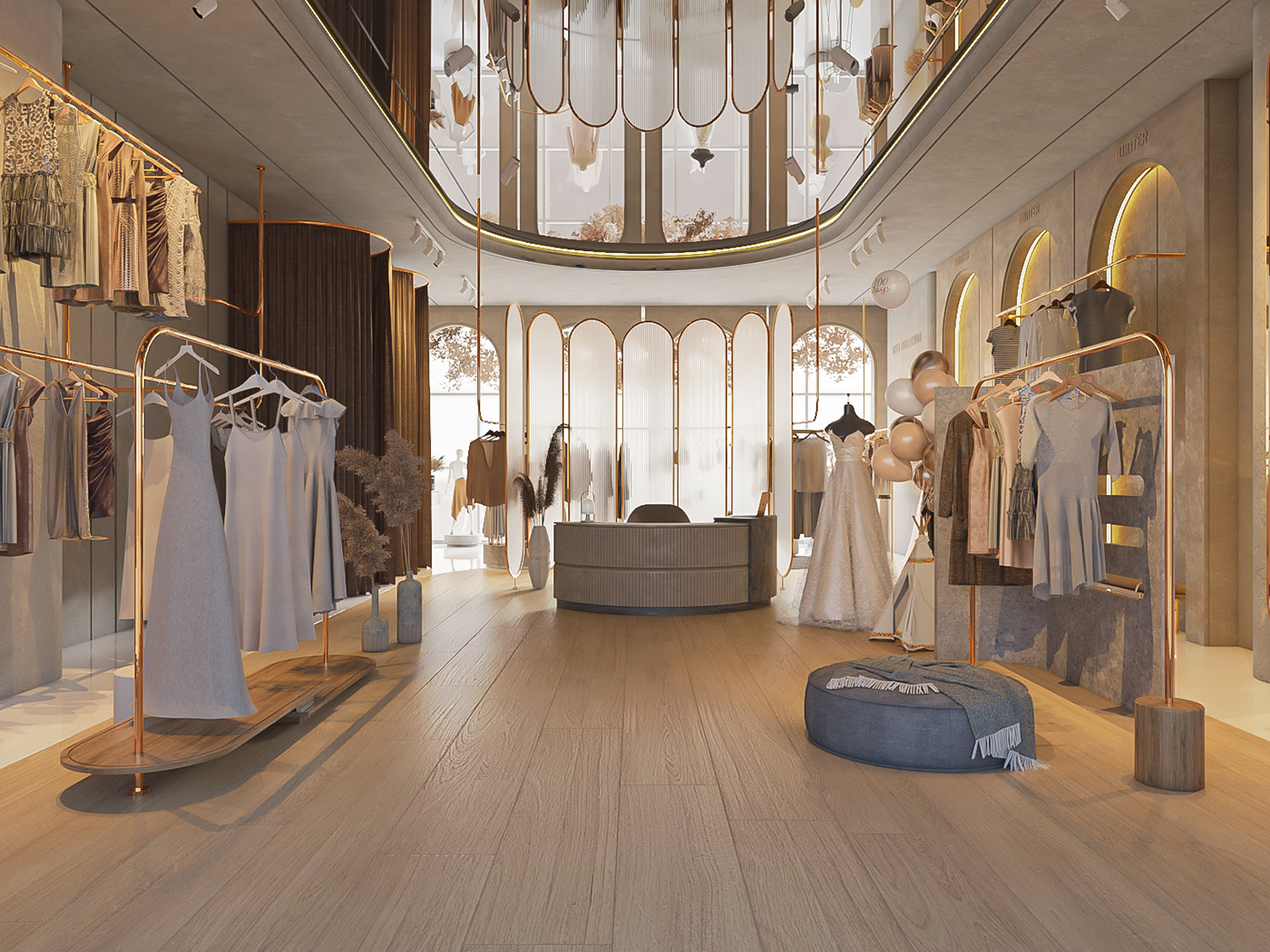 Interior Fashion Store Design on Behance