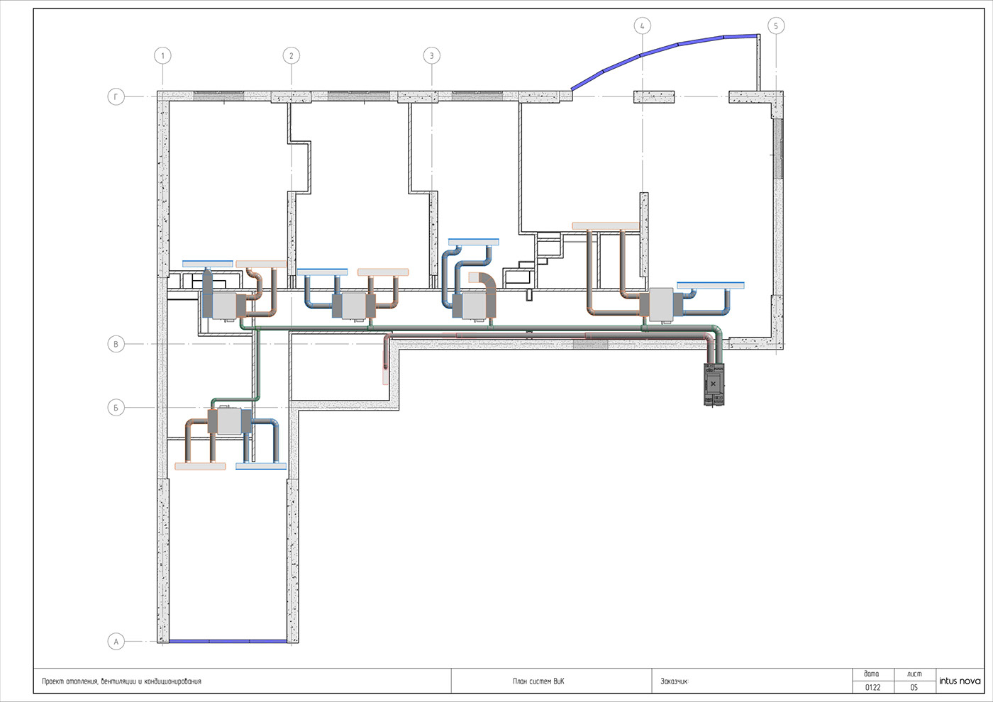 architecture interior design  revit ventilation вентиляция инженерные системы кондиционирование Отопление и вентиляция рабочая документация чертежи