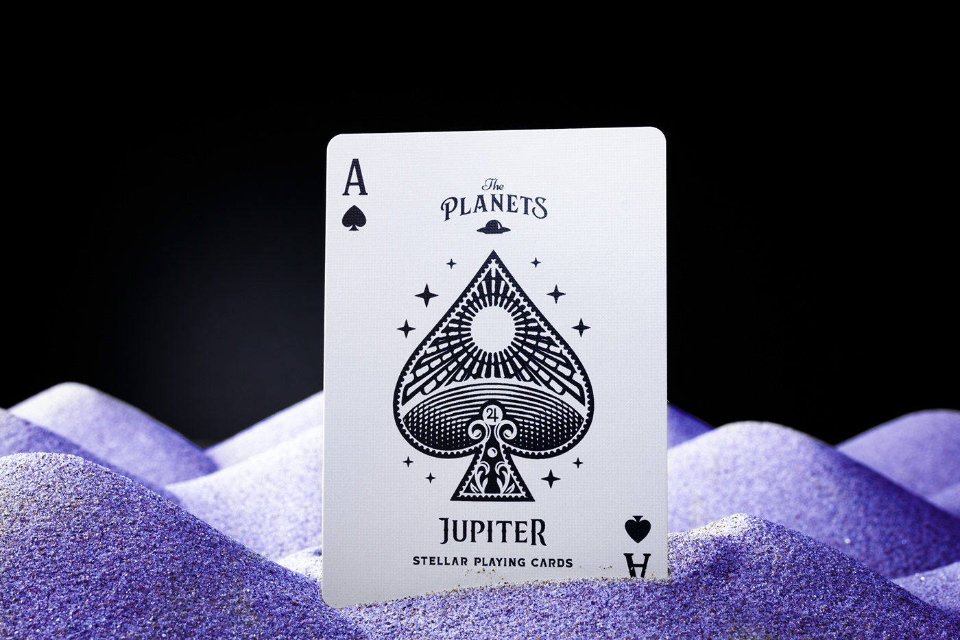 Playing Cards cards Planets Packaging deck ILLUSTRATION  creatures