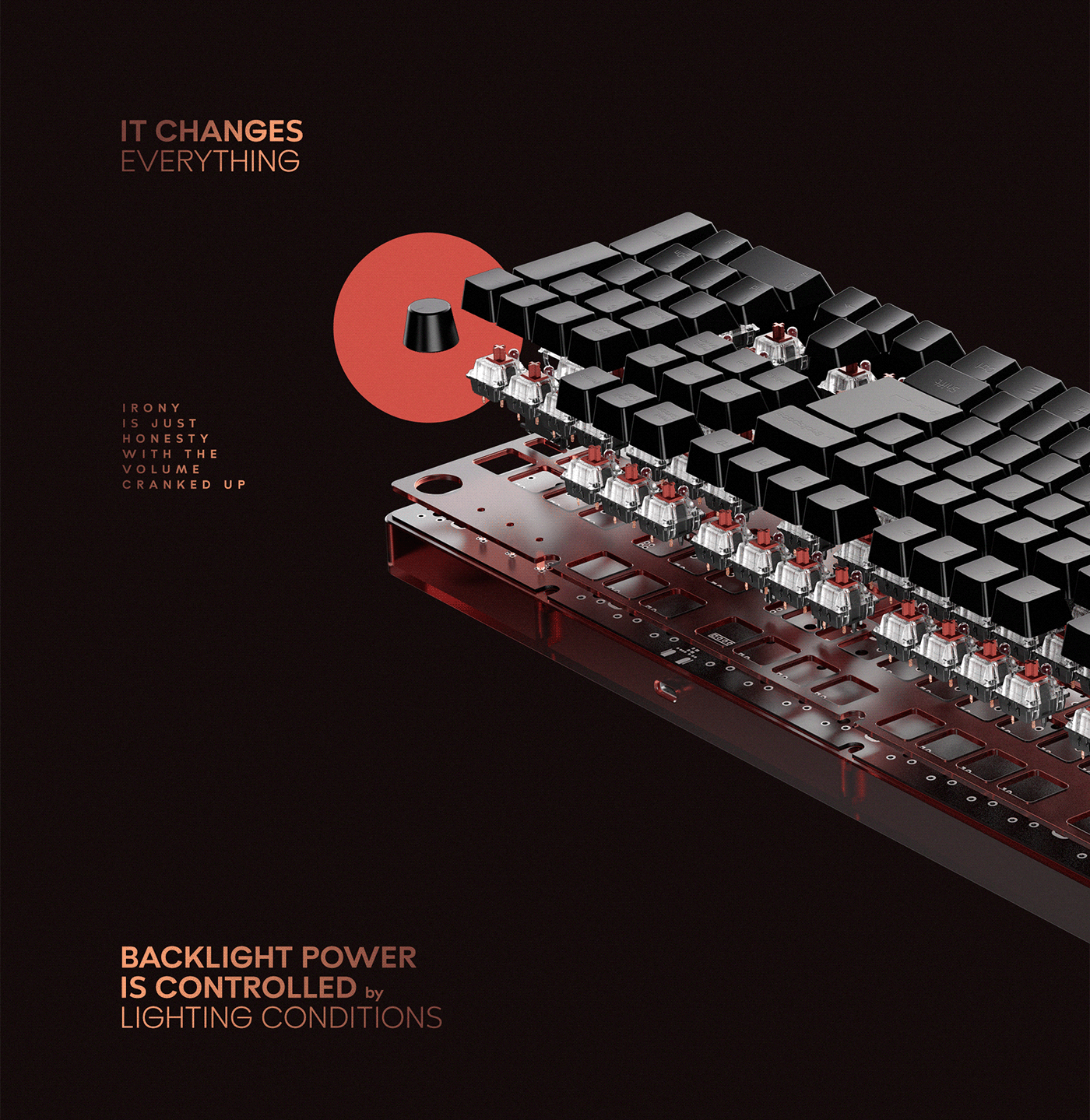 keyboard concept samurai kusunoki pcb Custom keycaps industrialdesign acetate case