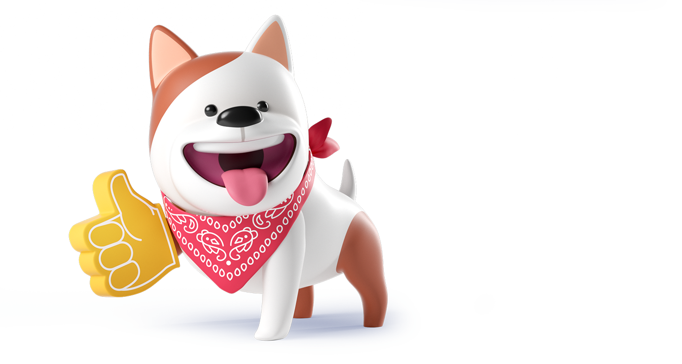 stickers 3D sticker pack 3d stickers dog sticker Render app stickers cinema4d characterdesign dog