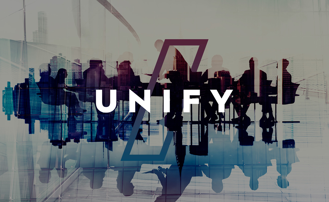 unify brand logo identity design
