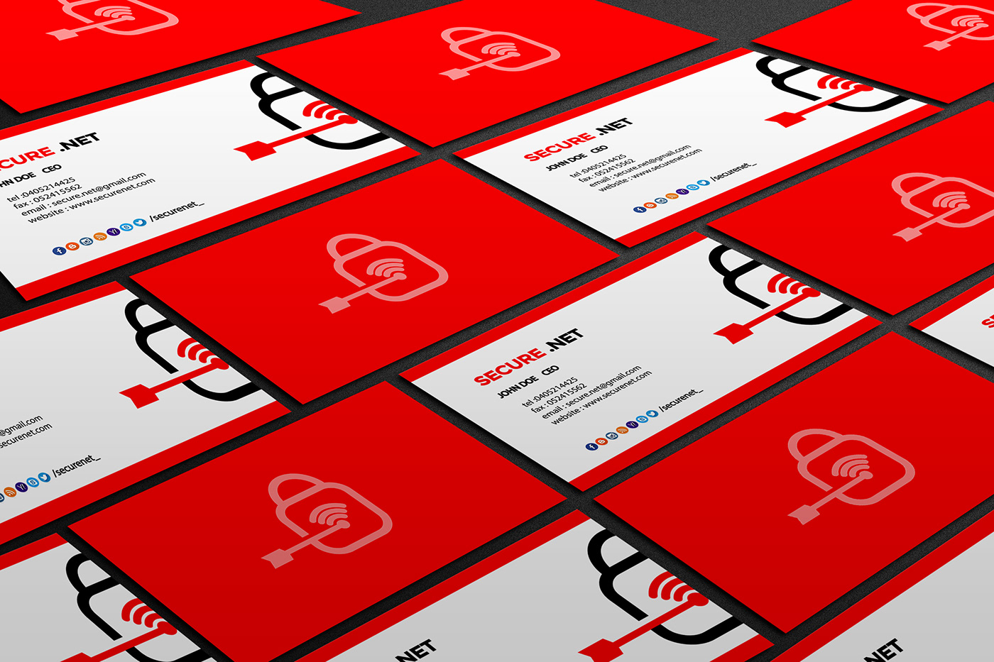 brand luxury logo Logo Design red buisness card presentation Project brand logo identity
