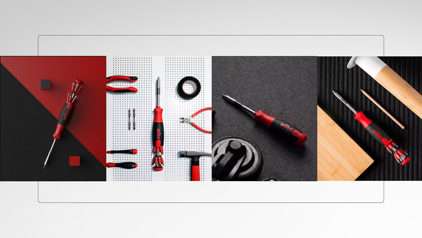 wiha industrial design  Packaging Keyshot animation designaffairs graphic design  screwdriver Red Dot if design award German Design
