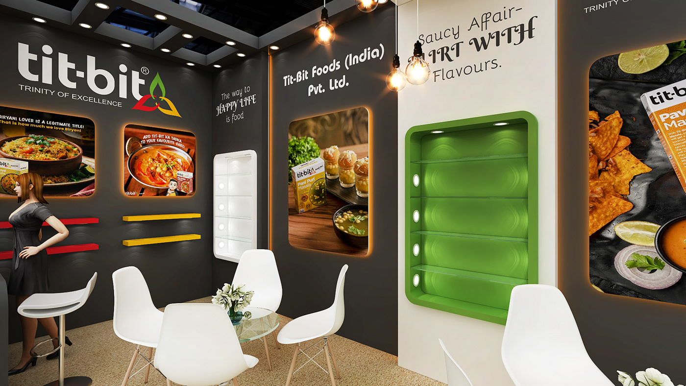Exhibition Design  Stand booth Exhibition  Event 3D Exhibition Booth design stand design expo