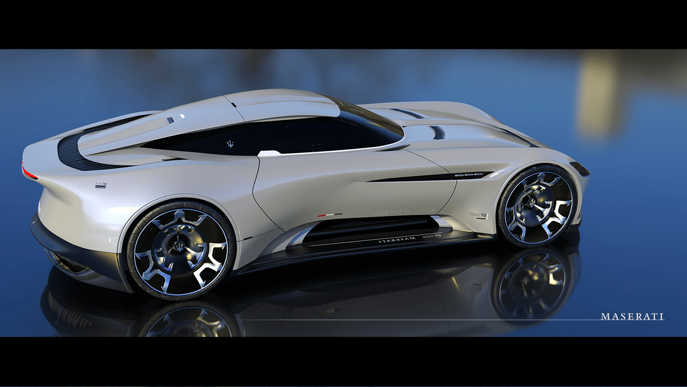 automotive   Automotive design car design concept car maserati poduct design sketch transportation Transportation Design