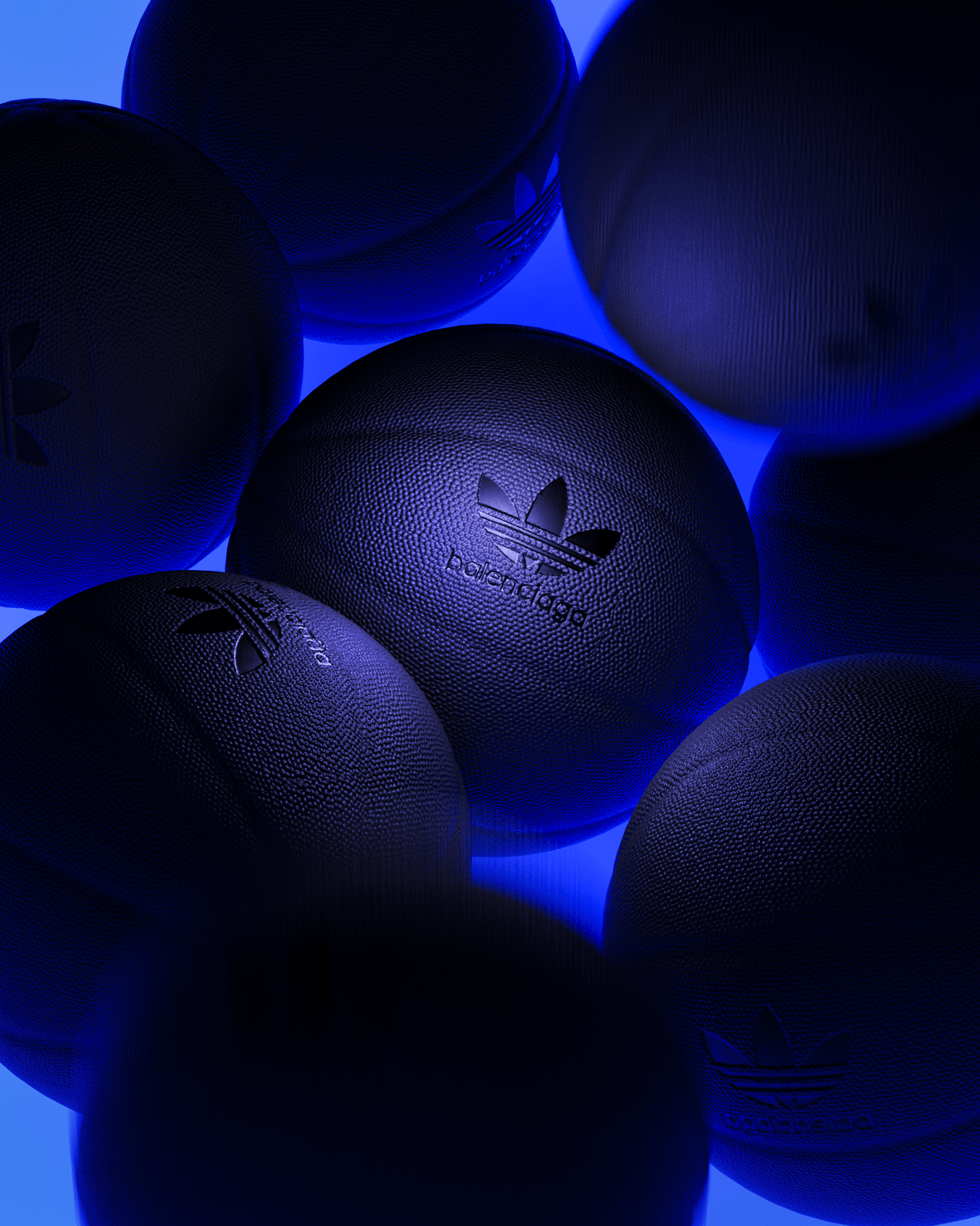3D adidas adidasoriginals Balenciaga ball basket basketball blue CGI Render