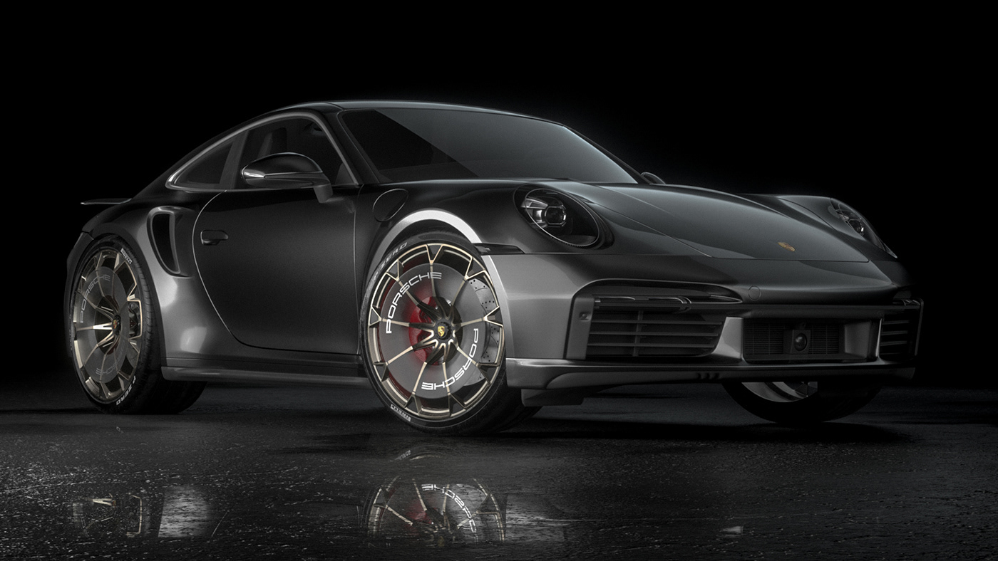 3D automotive   design octane Porsche Racing Render rim wheel