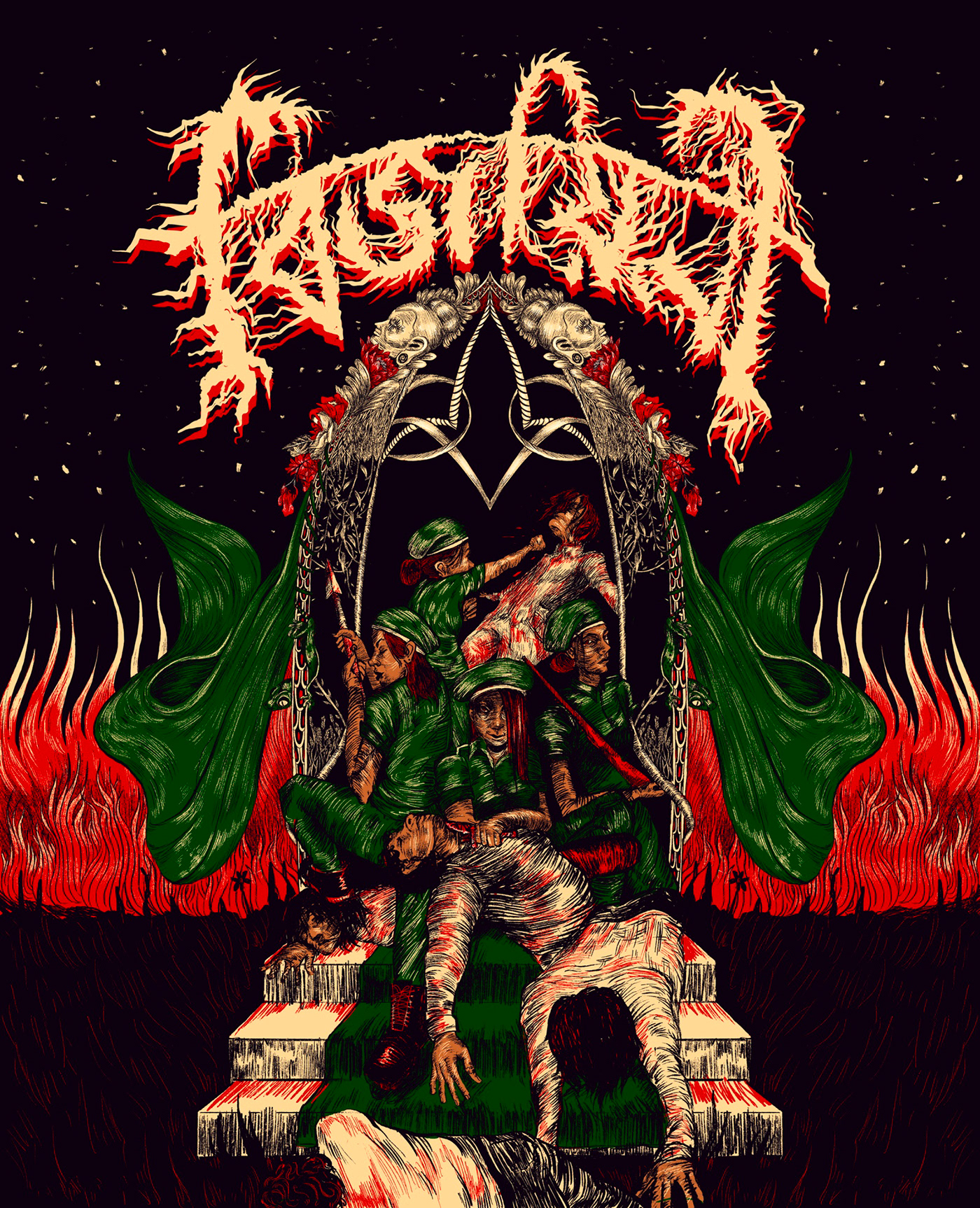 ILLUSTRATION  metal Metal Illustration Poster Design