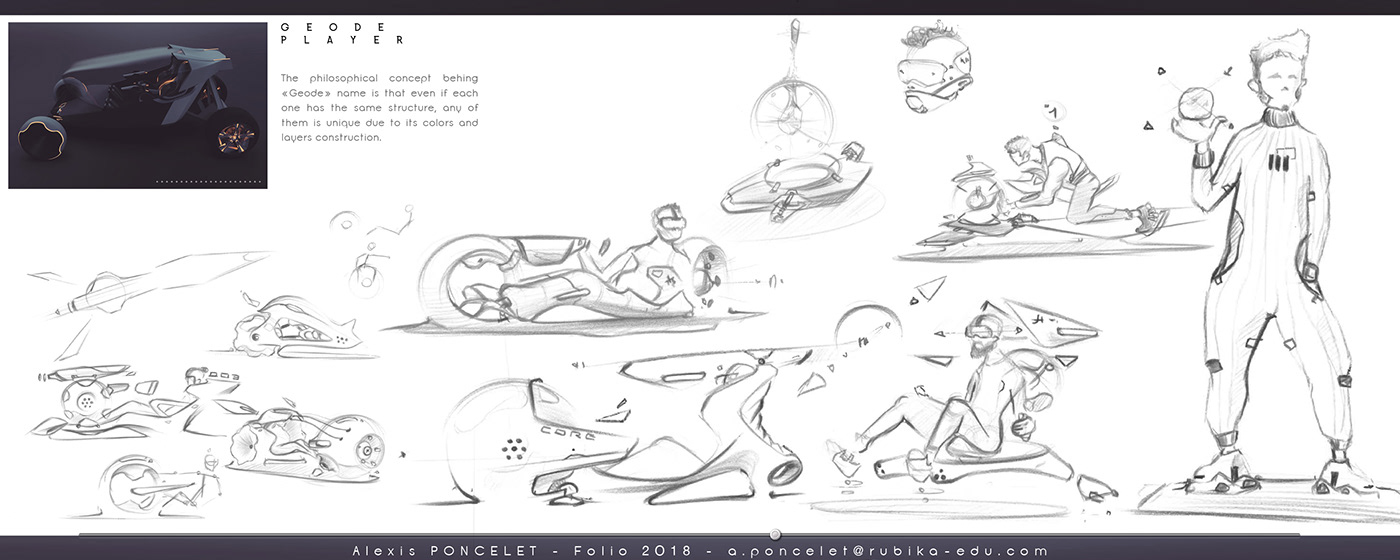 design transportation game portfolio yacht automotive   future sketch PEUGEOT DS