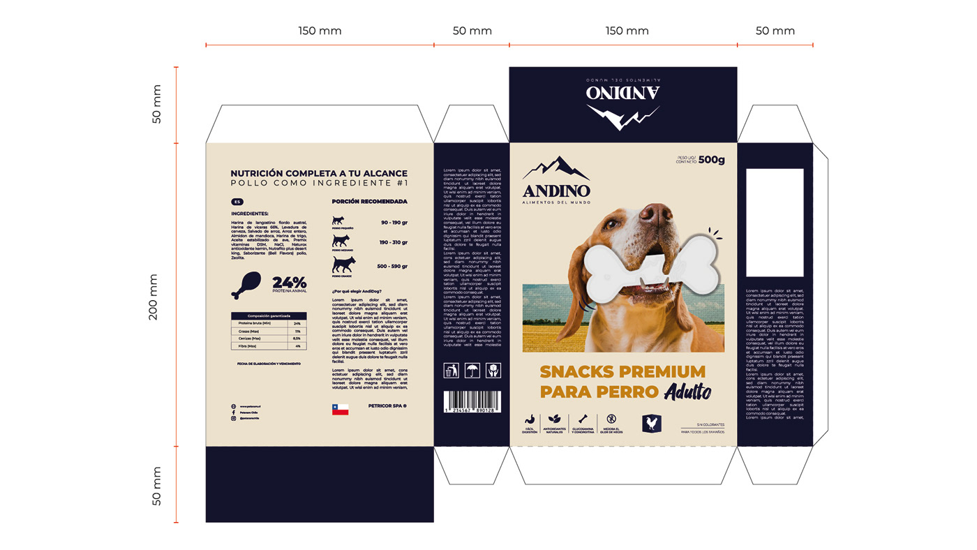 dog animal graphic design  Packaging design