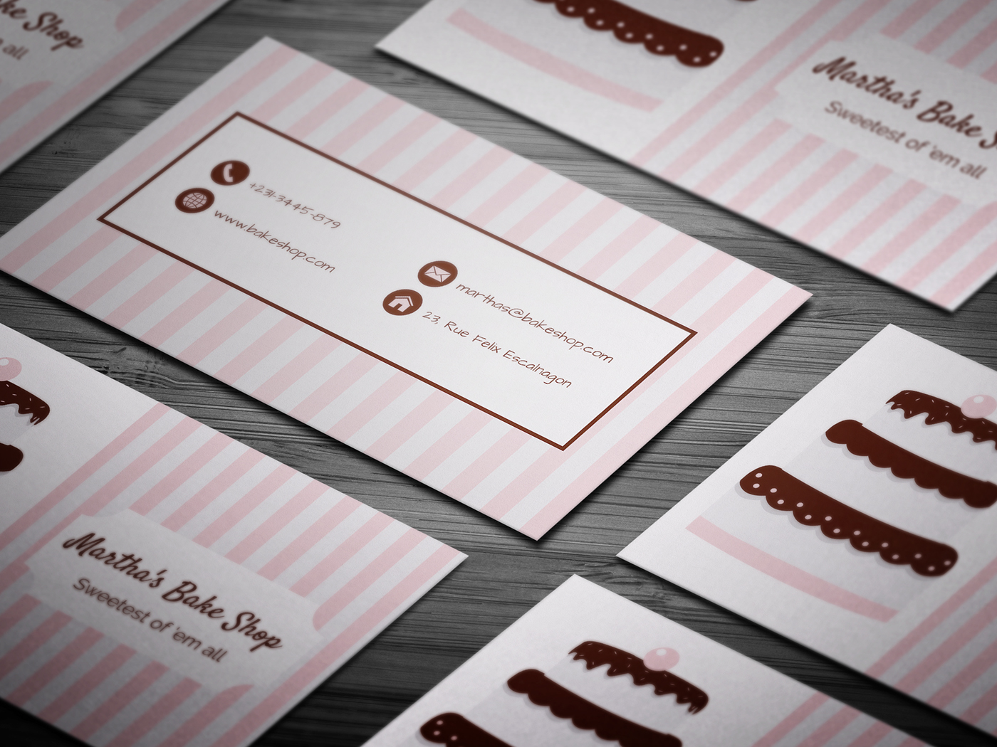 21+ FREE Professional Bakery Business Cards Templates on Behance With Cake Business Cards Templates Free