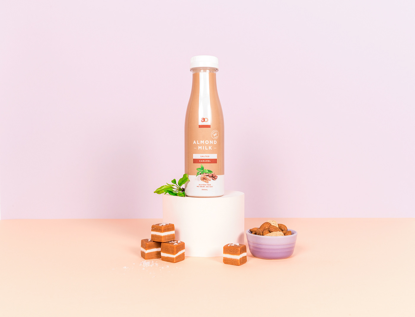 Food  Packaging bottle milk almond set design  photo shoot props Photography  studio