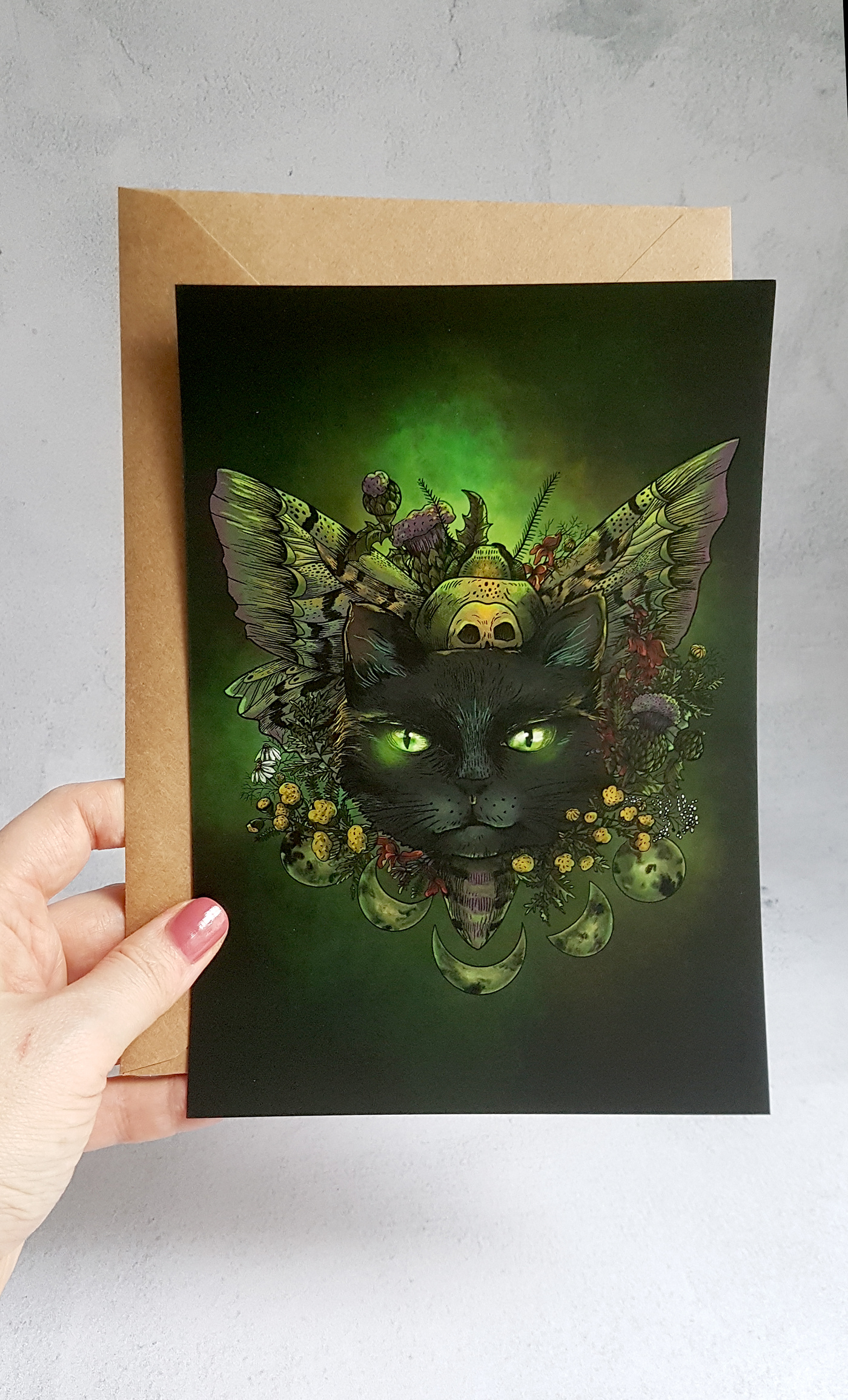 Character design  dark digital illustration fantasy Herbology horror Magic   monster mystery witch