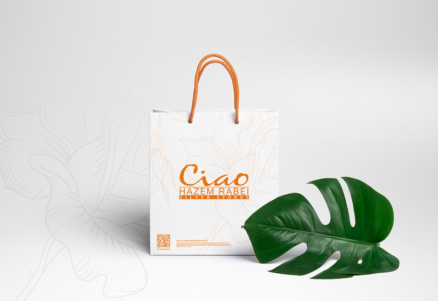 ciao silver jewelery gifts luxury branding  Packaging bag box card
