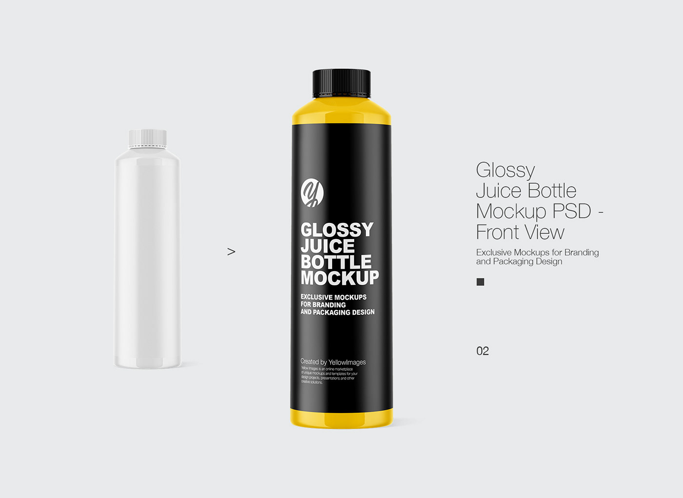 Juice Bottle Mockup On Behance