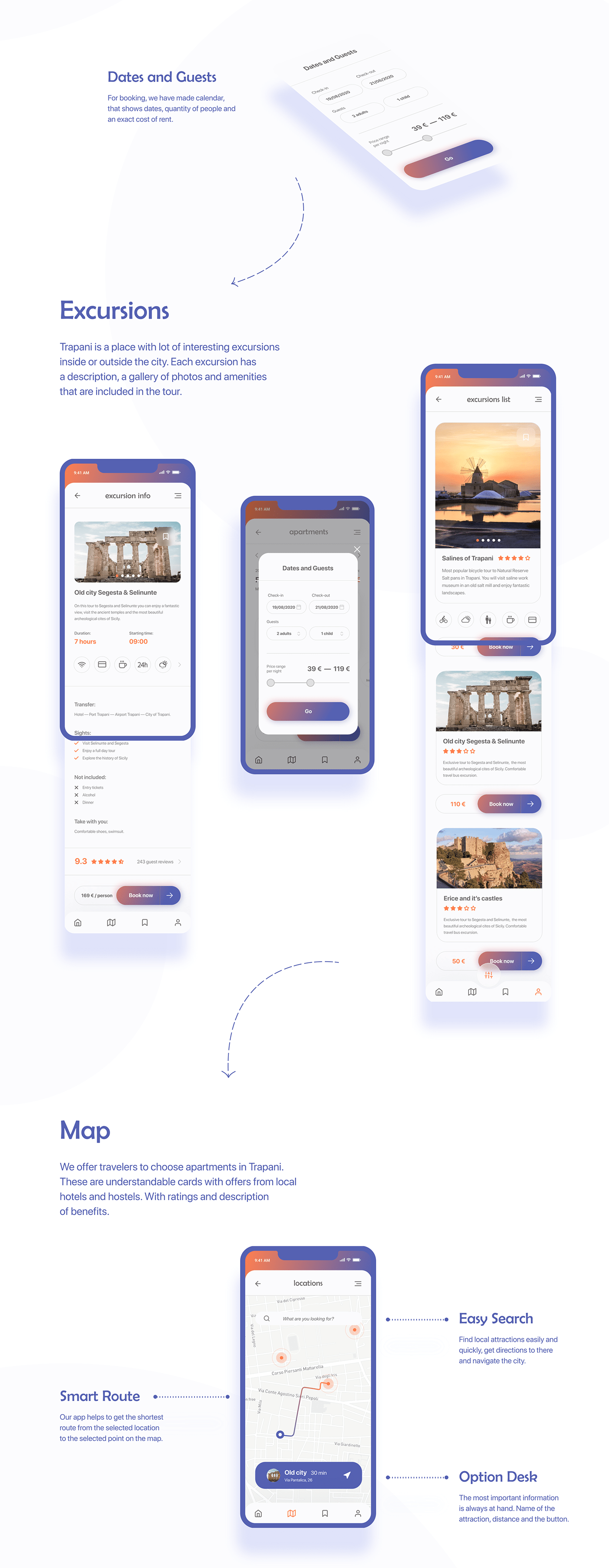 animation  Booking ios mobile Mobile Application tourist Travel ux uxui Vehicle