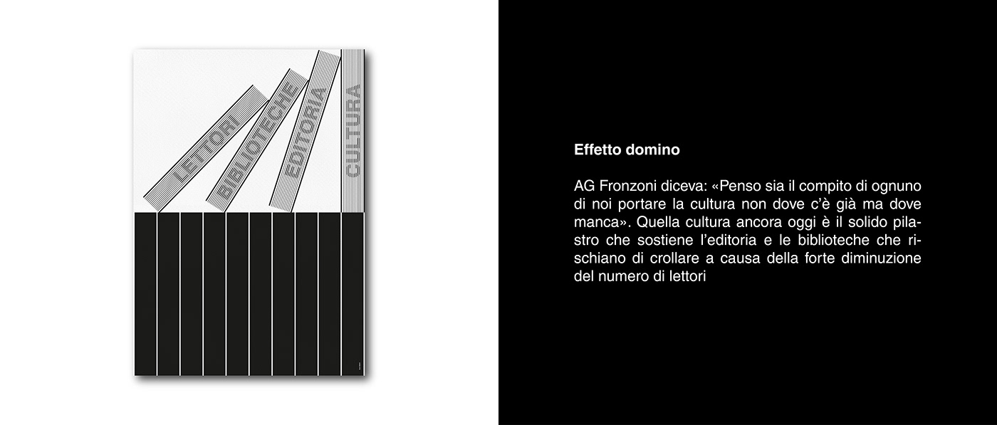 photoshop Illustrator poster Exhibition  agfronzoni editoria biblioteca cultura Effetto Domino lettori