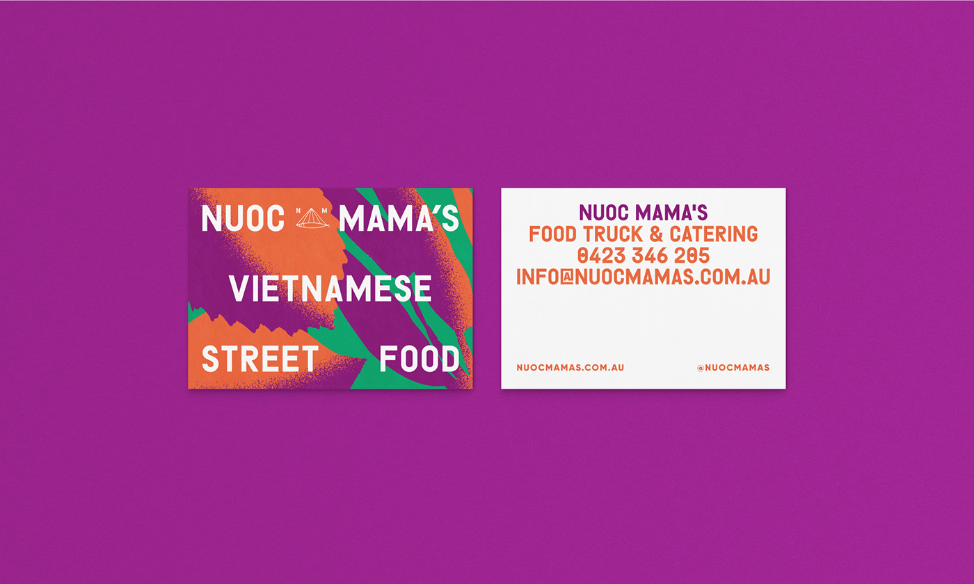 Food truck vietnamese identity branding  Melbourne art direction  artwork colorful floral Street Food