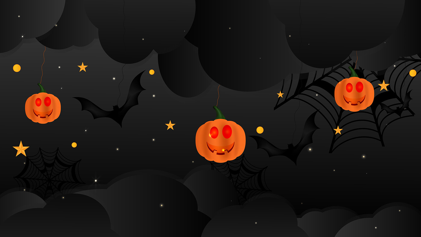 adobe illustrator dark Digital Art  fantasy Halloween horror ILLUSTRATION  Scary spooky vector