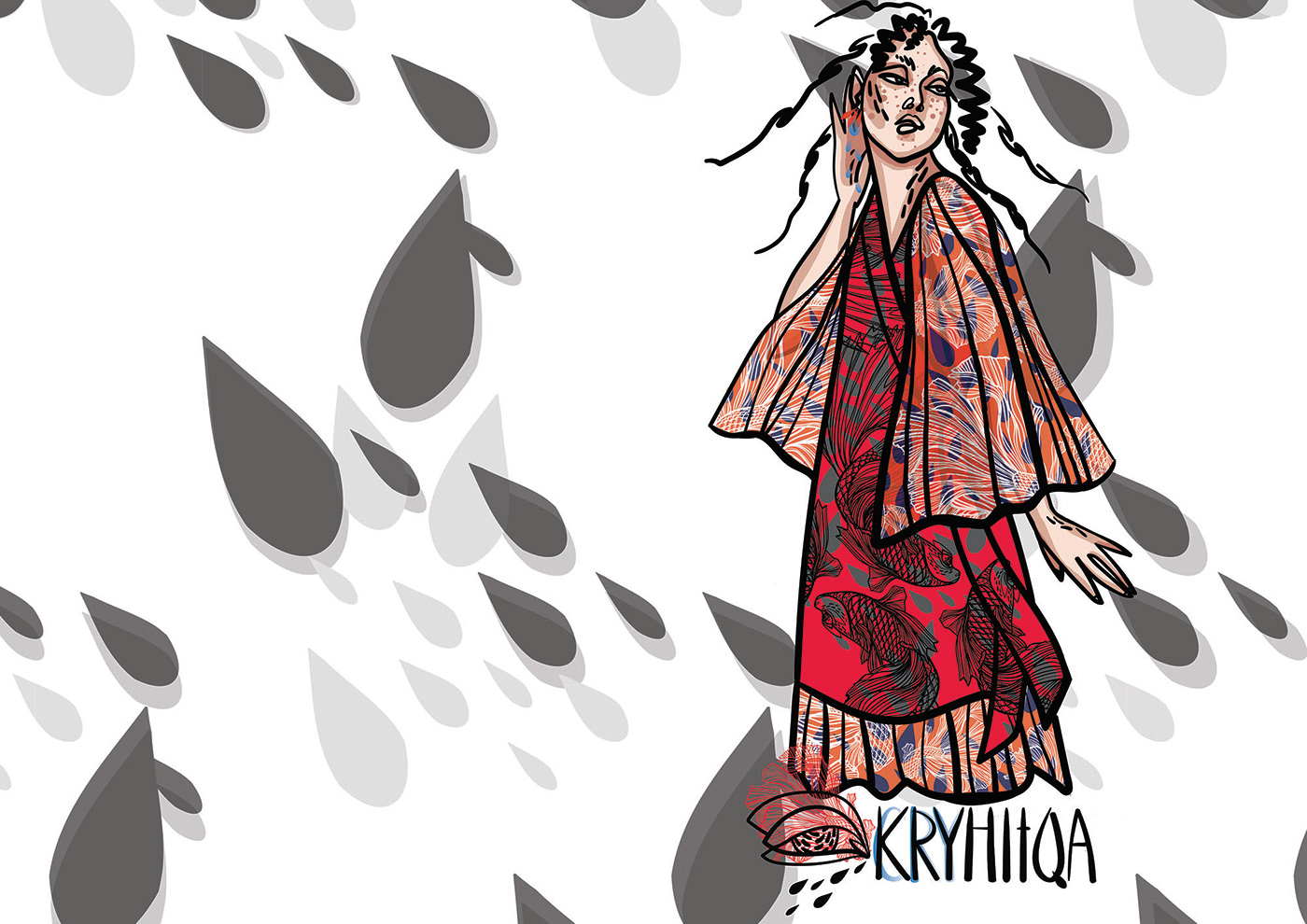 #pattern #Fashion #collection #Design #kryhitqa #kryhitqart #katerynakravchuk #ukrainianfashionweek #textile