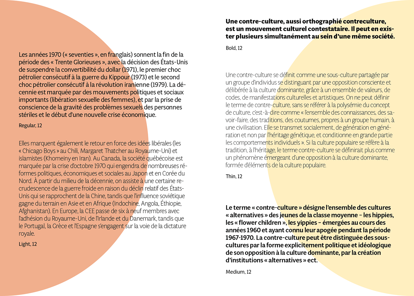 graphisme mise en page multidisplay print Specimen de caractères typography  