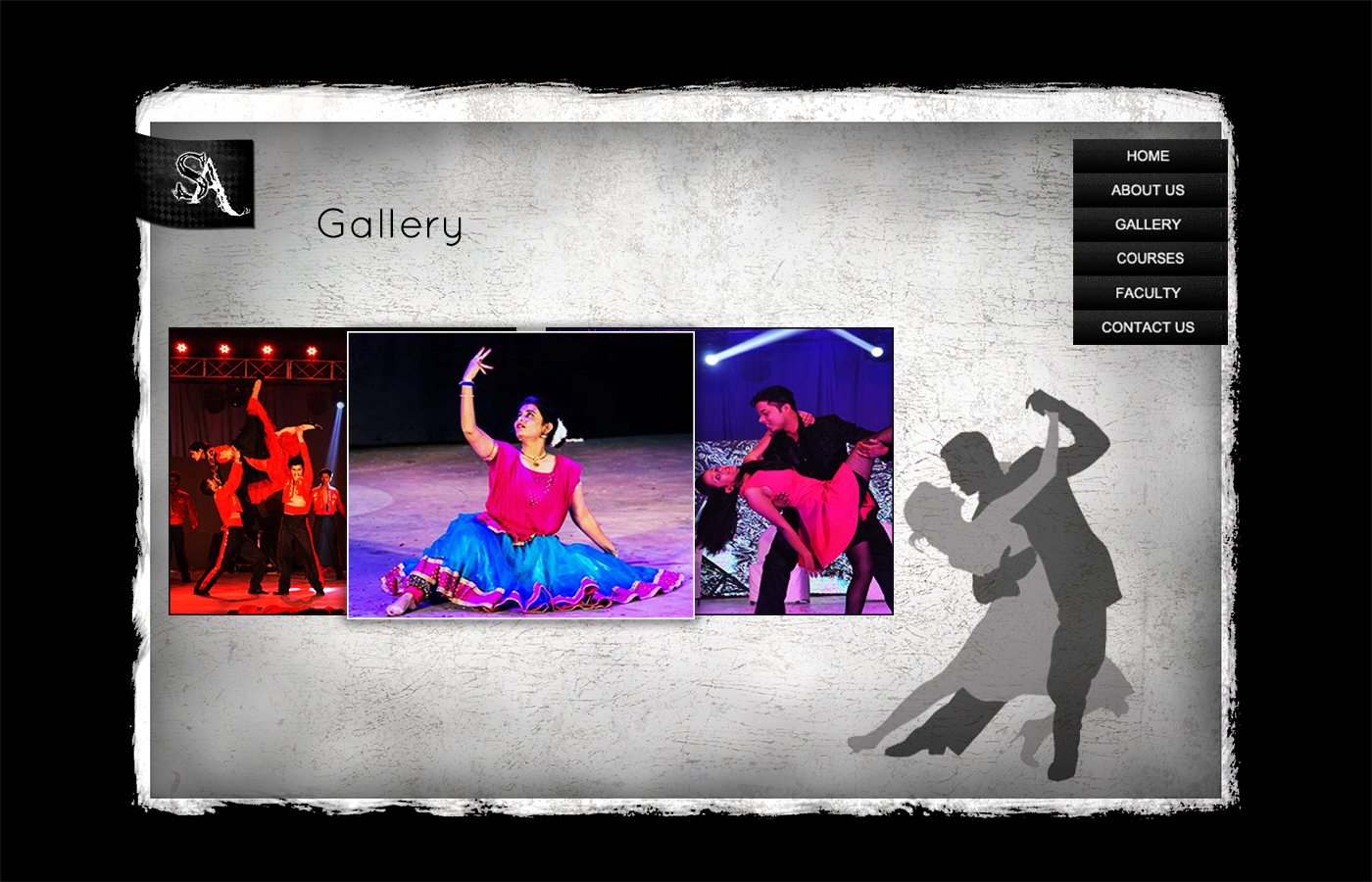 Safwana web mockup Web UI photoshop Adobe Photoshop Website Design user interface Music & Dance Music & DanceSchool website for music Website for Dance design Music School Web