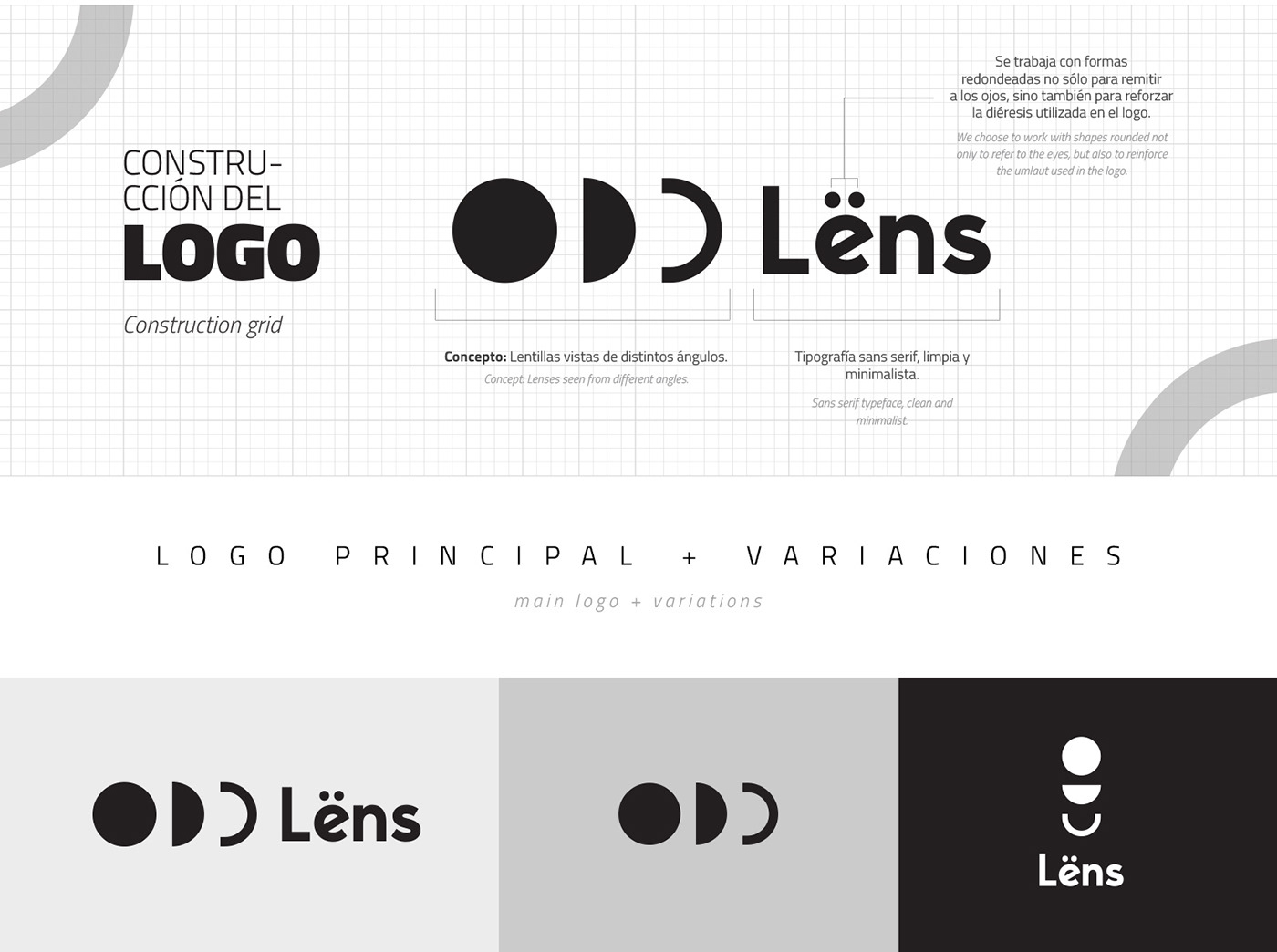 brand branding  identity lens logo Logo Design marca