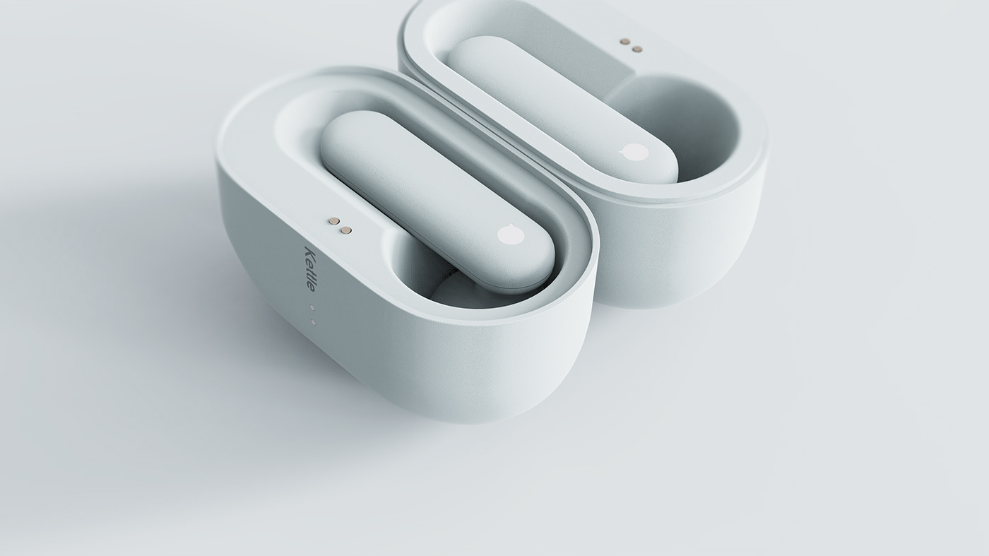 Earbuds earphones industrial design  product design  translation translator