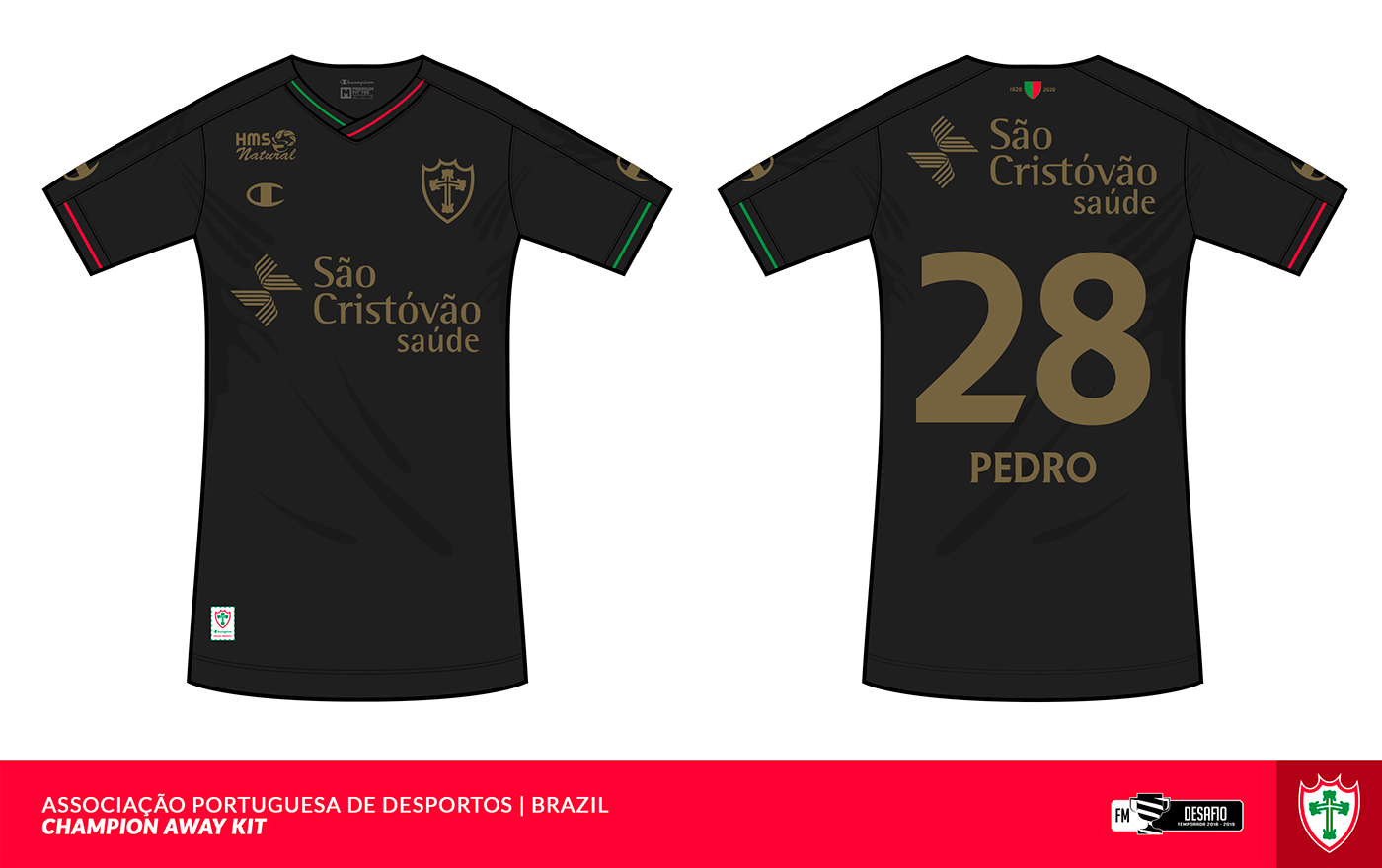 portuguesa lusa champion kits jersey soccer brasileirão t-shirt apparel Sportswear