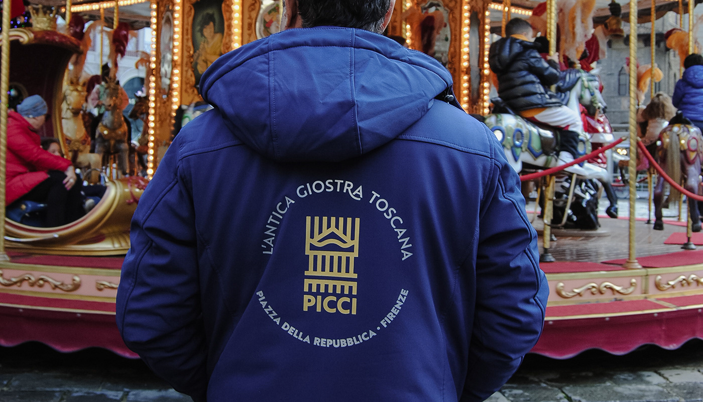 brand identity branding  carousel Florence logo Logo Design Logotype mark Tuscany visual identity