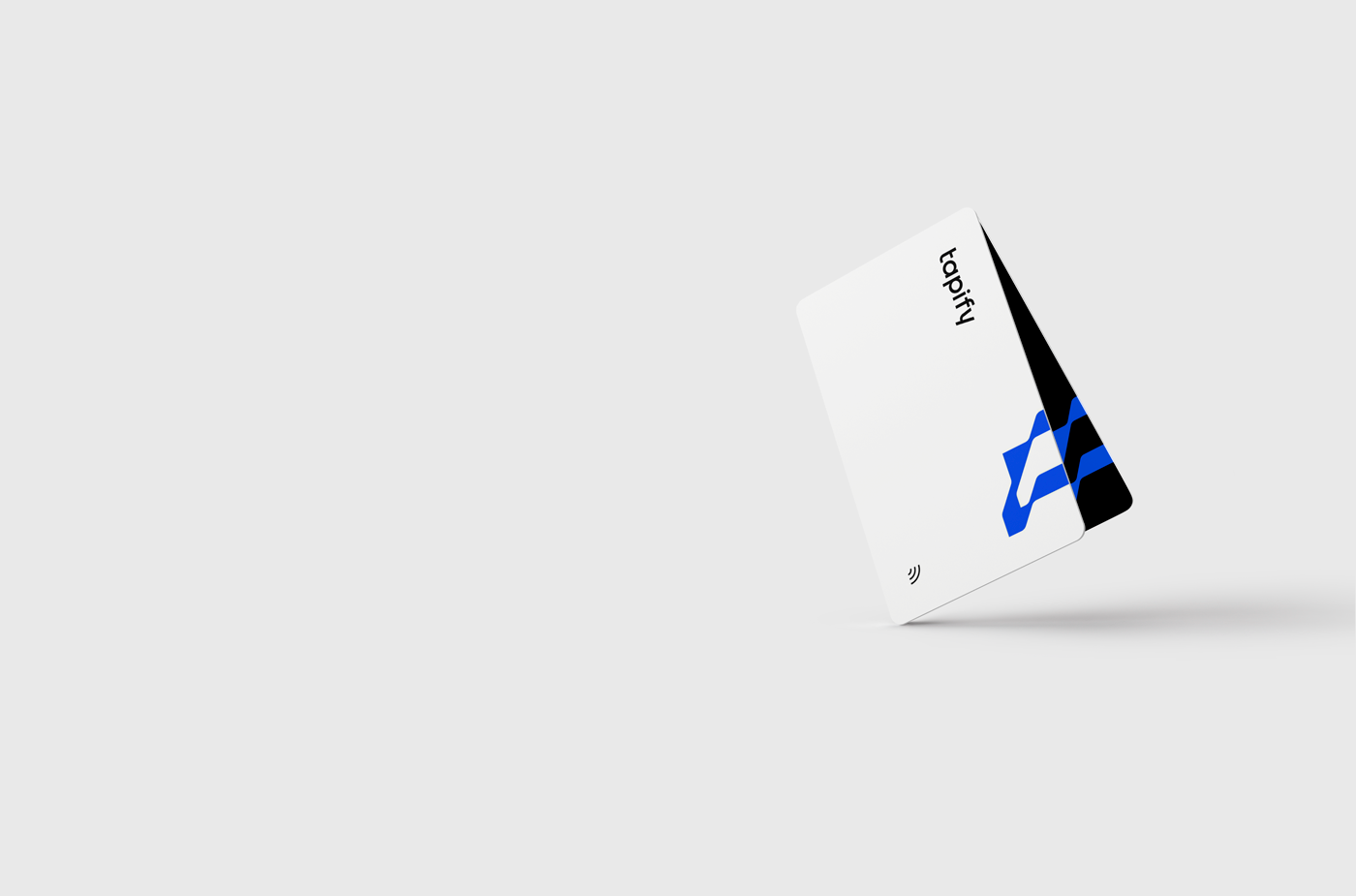 brand identity logo minimal modern networking smart business card Startup Tapify Technology