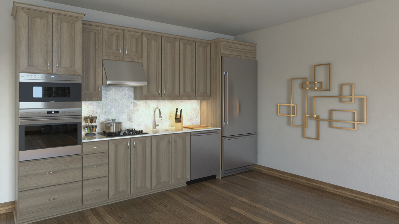 design kitchen interior design  3ds max architecture Render vray