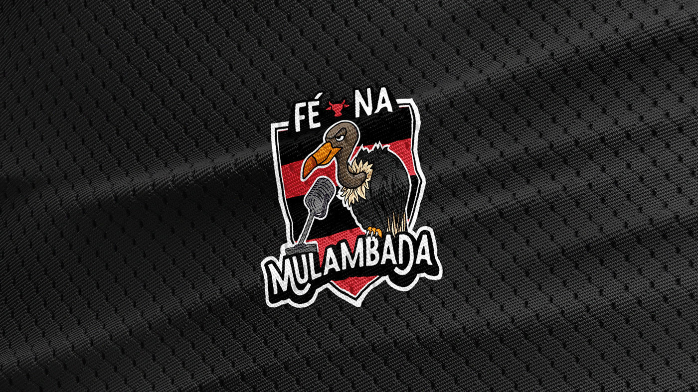 branding  CRF flamengo identidade visual mulambada podcast urubu vulture