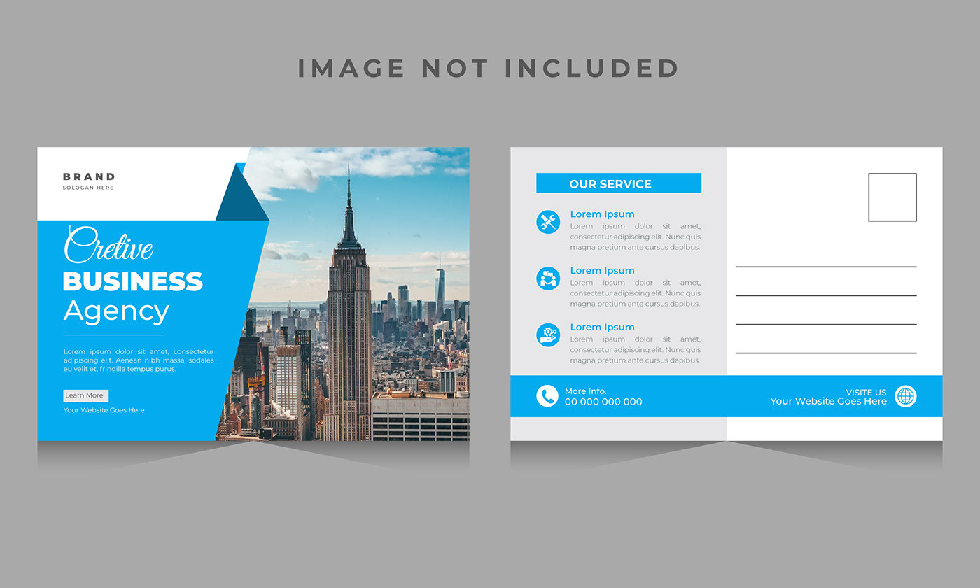 Post Card Design post card template post card post cards card corporate business template