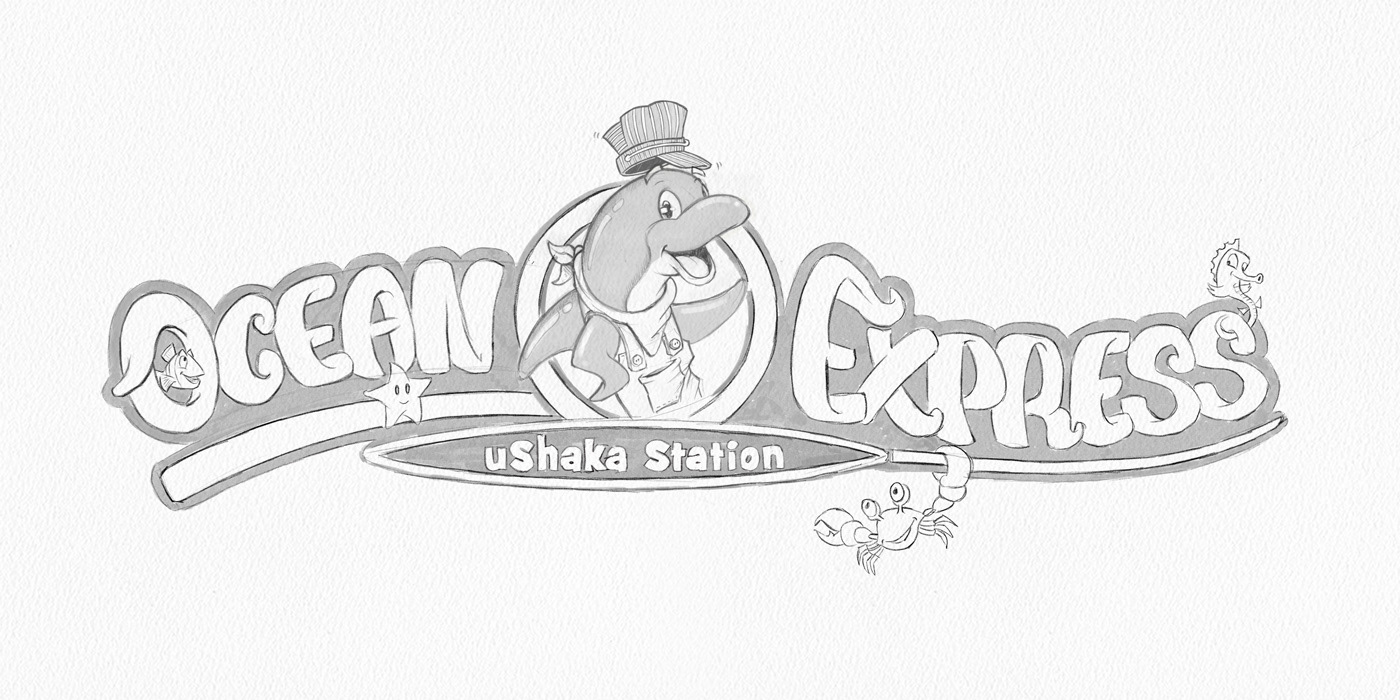 Character design  dolphin ILLUSTRATION  kids kids illustration Logo Design Theme Park
