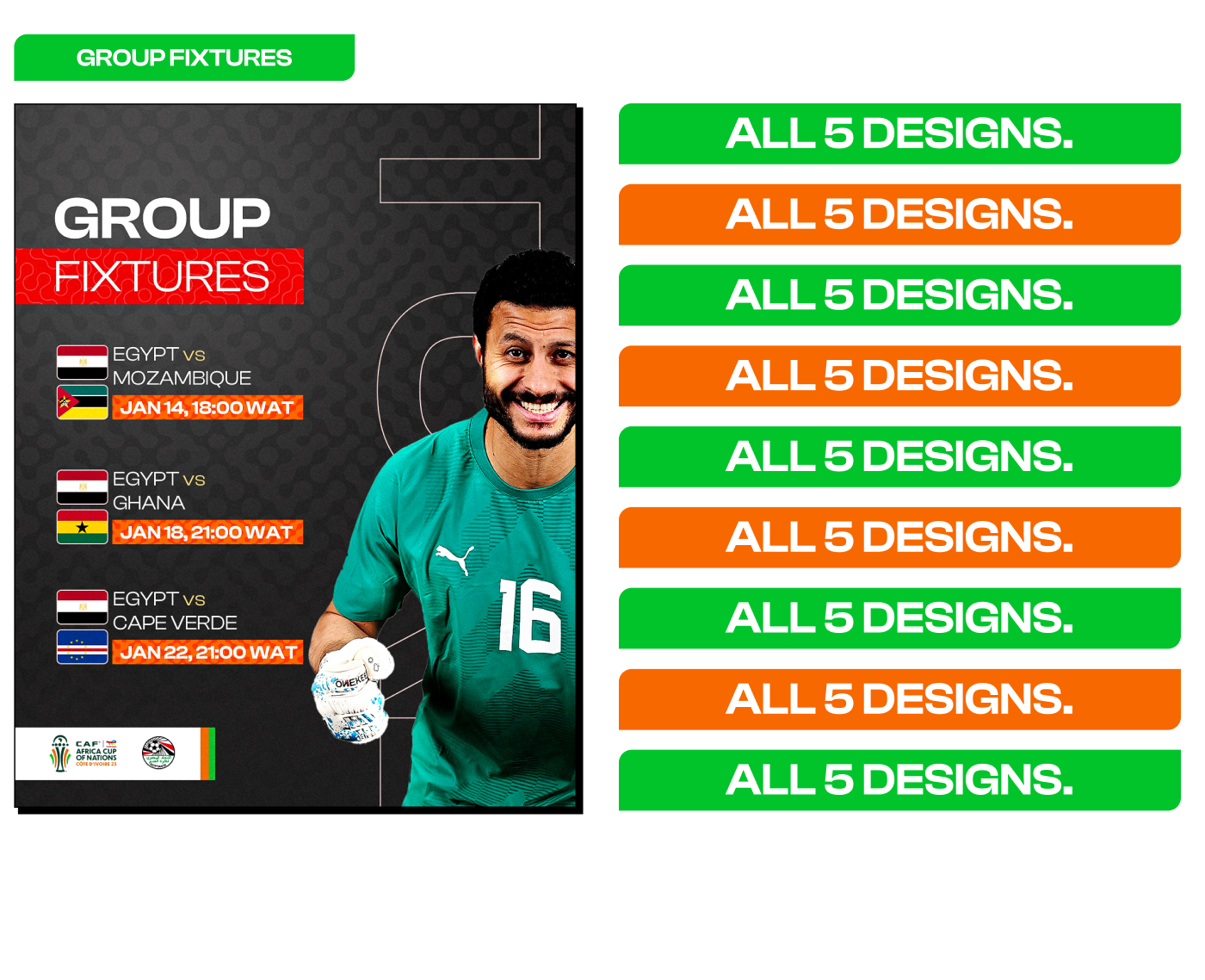 football AFCON Sports Design SMSports Advertising  Graphic Designer Adobe Photoshop Poster Design Event Design soccer