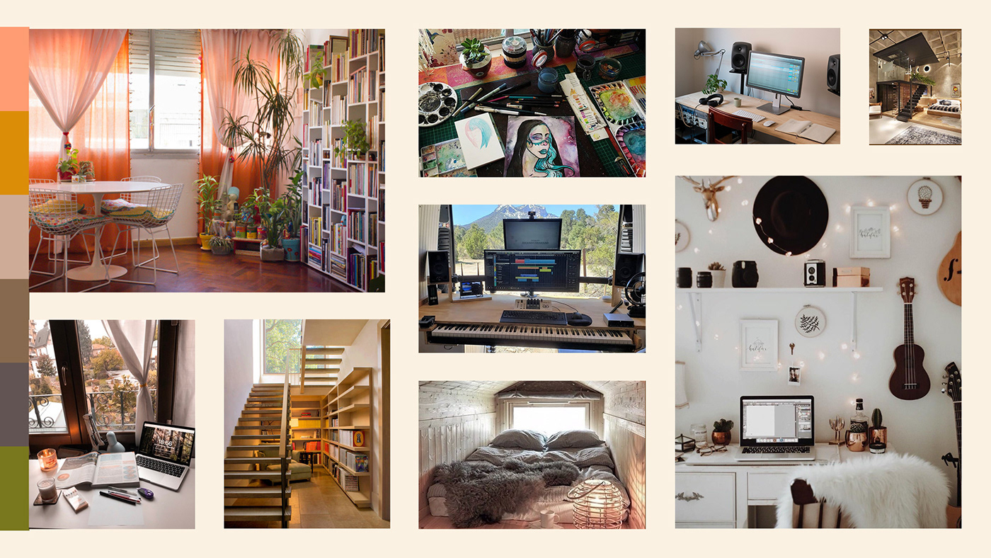mood board concept ideas creative environment tell a story PSDailychallenge PsDCC