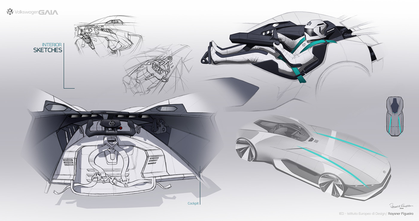 car design Automotive design design ILLUSTRATION  sketch Racing volkswagen volkswagen design concept car