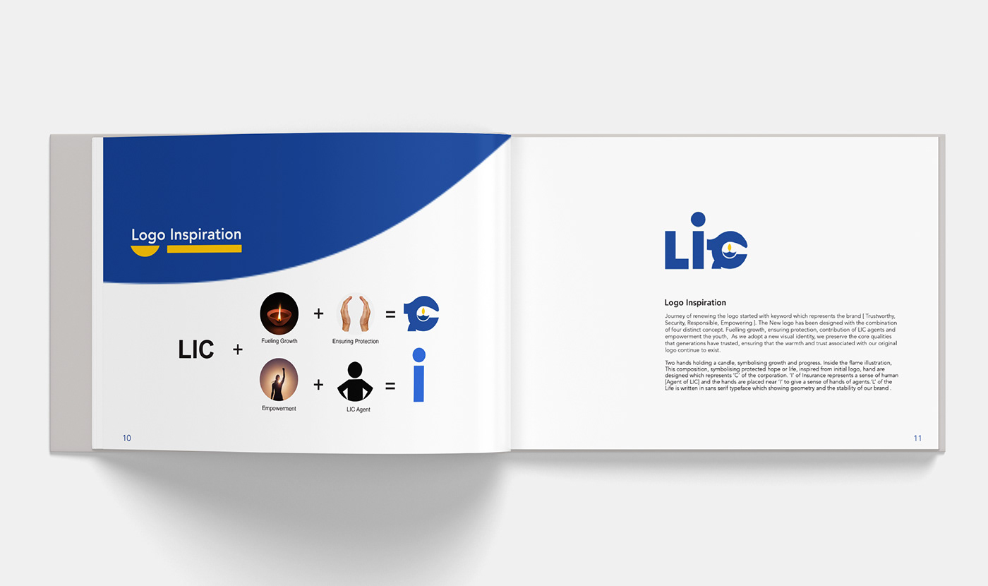 rebranding branding  LIC rebranding goverment Logo Design brand identity logos visual identity manual brand manuals