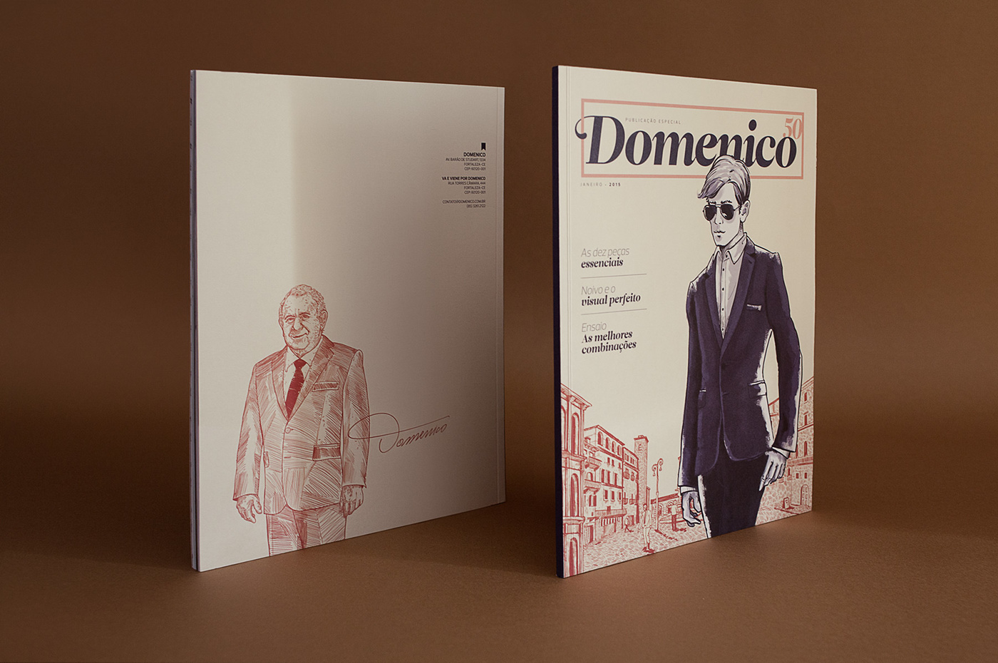 revista domenico Sartoria italiana fortaleza design