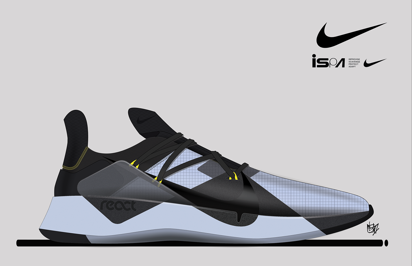 Nike vapormax sneakers Sneaker Design footwear design Procreate