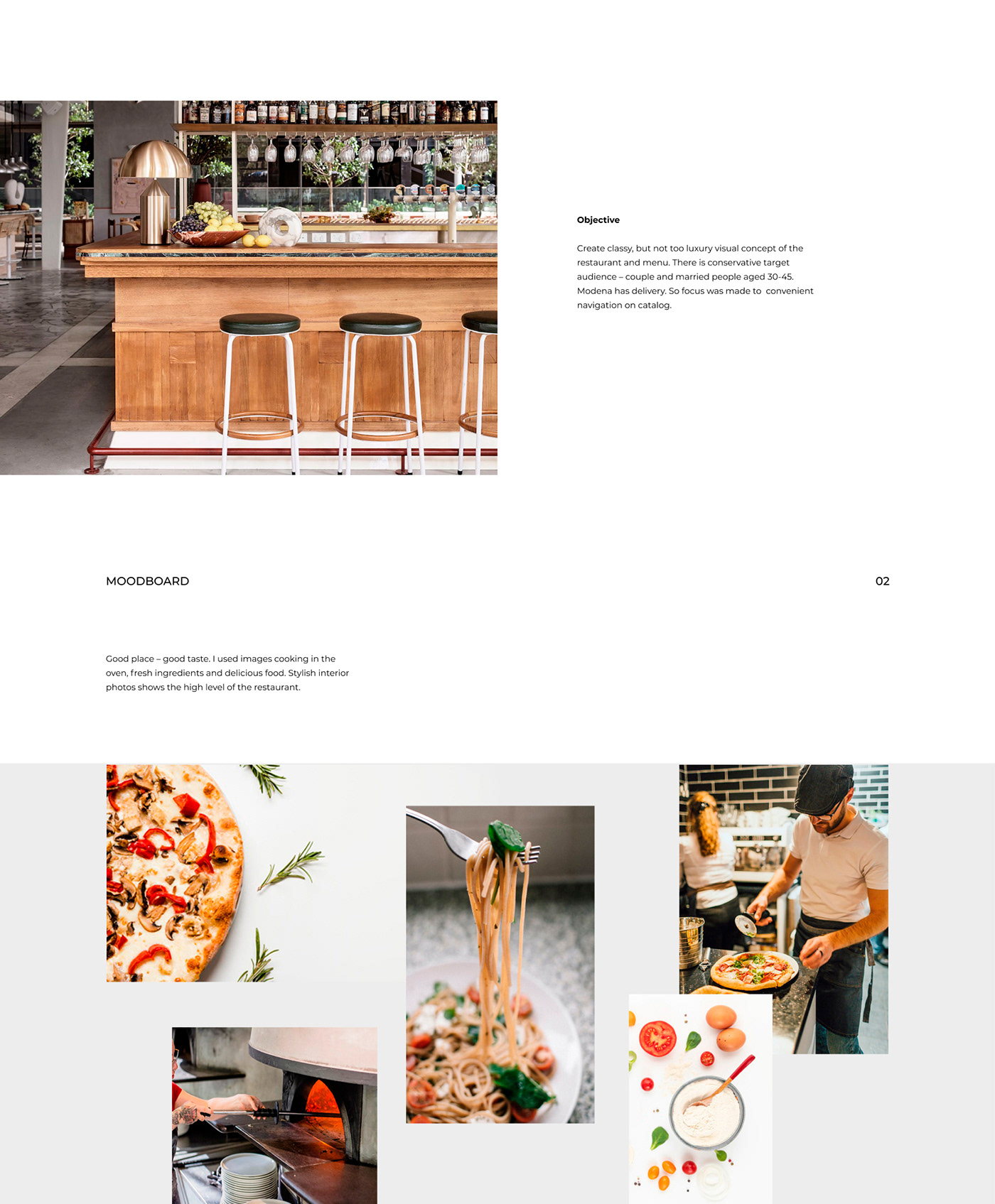delivery e-commerce Food  interactive Pizza restaurant UI ux Web Design 