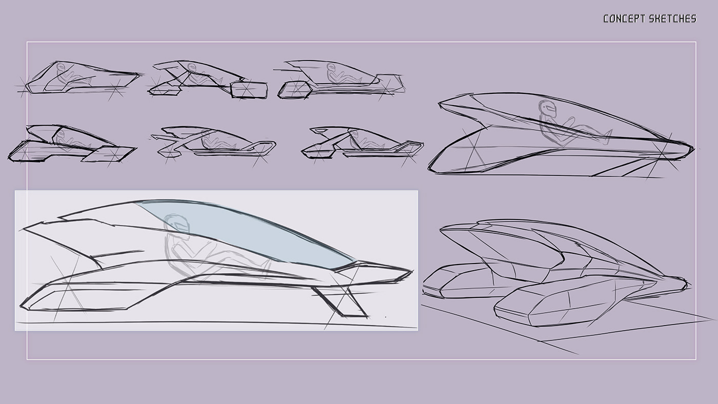 design Automotive design transportation car design concept Digital Art  sketch digital illustration