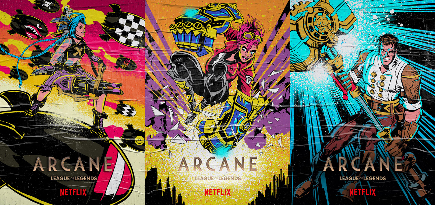 arcane jayce jinx league of legends Netflix RIOT GAMES VI