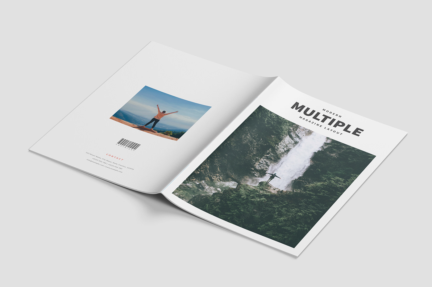 magazine template Multipurpose multiple magazine lifestyle magazine magazine layout modern magazine  minimal photographer clean
